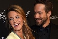 Sexsymbol Ryan Reynolds sa stal otcom: Jeho krásna manželka Blake Lively porodila predčasne!