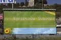 Nespokojní občania: Proti eurovalu protestujú billboardmi!