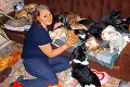 V dome si zriadila psí útulok: 15 chlpáčov uniklo smrti vďaka Márii!