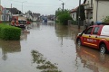 Búrky a prívalové dažde ničili Slovensko: Nánosy bahna v Hlohovci, zaplavené ulice v Šaštíne-Strážach