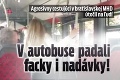 Autentické VIDEO z bratislavského autobusu: Agresor v ráži, padali facky i nadávky!