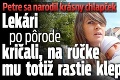 Petre sa narodilo krásne bábätko: Lekári sa po pôrode nestíhali čudovať, má totiž niečo navyše!