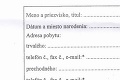 Peter musel vyplniť tlačivo, tá kolónka ho zarazila: Počkať, nie je toto príliš osobné?!