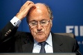 Toto nikto nečakal! Blatter štyri dni po novozvolení za šéfa šokoval celý futbalový svet