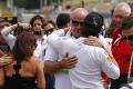 Smutný začiatok Veľkej ceny Maďarska: Pretekári F1-tky vyobjímali otca zosnulého Bianchiho