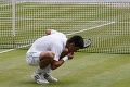 Jedol trávu a nadával koučovi, takto oslavoval Djokovič triumf vo Wimbledone