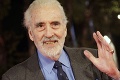 Zomrel Christopher Lee († 93): Legendárny herec z Draculu alebo Pána Prsteňov