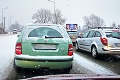 Snehová nádielka zasypala metropolu a spôsobila kolóny: Vodiči išli 7 kilometrov vyše pol hodiny!