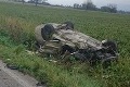 Po zrážke osobného auta s nákladiakom zomrel mladý šofér Patrik († 20)