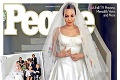 Angelina Jolie, Brad Pitt a ich veľký deň: Takéto šaty ste ešte na žiadnej neveste nevideli!