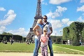 Futbalista Stanislav Šesták (31) zobral rodinu do Paríža: Romantika pod eifelovkou