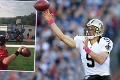 Paráda superhviezdy z NFL: Loptou zostrelil letiace frisbee na prvý pokus!