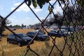 Požiar pri Termálnom kúpalisku Vincov les: Horelo až 56 zaparkovaných áut!