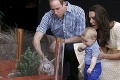 Princ George na návšteve zoo v Sydney: Mamiiii, to čo je za čudo?!