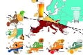Mapa predsudkov o Európe: Slováci sú prachatí gurmáni závislí od kávy a vodky!