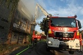 Požiar pri areáli bratislavského PKO: Policajti odkláňali dopravu