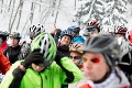 Grafici Nového Času na cyklistickom maratóne: V snehu sme museli bicykle tlačiť!