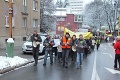Protest v Žiline: Ľudia vyšli do ulíc, aby zachránili nemocnicu