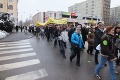 Protest v Žiline: Ľudia vyšli do ulíc, aby zachránili nemocnicu