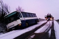 Autobus s 50 cestujúcimi dostal šmyk a zletel z cesty