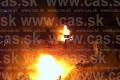 Ďalšie vyčíňanie podpaľačov: V Bratislave zhoreli tri bagre!