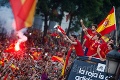 Španielski hrdinovia sú už doma - oslavujú bez prestávky