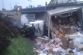 Žilina: Kamión zletel z mosta, šofér sa pri nehode ťažko zranil