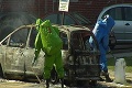 V Trnave zhorelo auto s kyselinou dusičnou, šoférovi hrozí obvinenie!