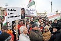 V Maďarsku to vrie: 100-tisíc ľudí vyšlo do ulíc na podporu Orbána