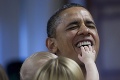Obama v záchvate smiechu: Šup pánovi prezidentovi do zubov!