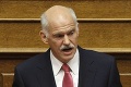 Líder gréckej opozície: Premiér Papandreu je nebezpečný pre krajinu