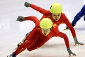 Čínski rýchlokorčuliari sa pobili! Wang Meng museli ošetriť