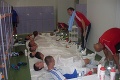Slovenská futbalová osemnástka: Schladili sa ľadovými plachtami