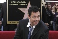 Adam Sandler: Už aj on má hviezdu na hollywoodskom Chodníku slávy