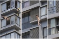 Šokujúce fotky: Nahá Číňanka prežila pád z 11. poschodia
