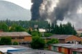 VIDEO: Bystrická Smrečina stále horí, pomáhal hasiť aj vrtuľník
