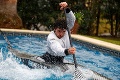 Vodný slalomár to vymyslel dokonale: Tréning v bazéne u priateľky