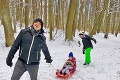 Mária Čírová si užíva každú chvíľku s rodinou: Zábava v zasneženom lese