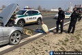 Policajná naháňačka skončila nehodou: Vodičovi našli drogy v tele aj v aute