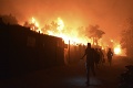 Preplnený utečenecký tábor Moria pohltili plamene: Grécky minister reaguje, vieme, kto za to môže