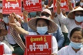 V Mjanmarsku polícia strieľala na demonštrantov: Tragická bilancia