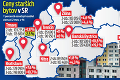 Kde na Slovensku kúpite najlacnejší byt? Ceny šli za rok poriadne hore, v jednom meste zaplačú