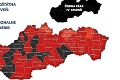 Mapa Slovenska sa prefarbí, rozšíri sa počet čiernych okresov: Pozrite sa, v akej farbe bude od 1.marca ten váš