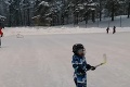 Jablko nepadlo ďaleko od stromu: Záborského drobec ukázal ako mu to ide na ľade