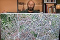 Miroslav zmapoval štetcom celé Slovensko: Najkomplikovanejšia bola mapa Starého Mesta v Bratislave