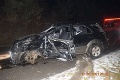 Tragédia na strednom Slovensku, auto skončilo na streche: Vodič († 37) nemal žiadnu šancu