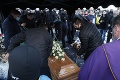 Pohreb policajného exprezidenta Lučanského († 51): Bolestný pohľad na užialenú rodinu