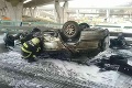 Tragédia na východnej D1: Auto s tromi pasažiermi po nehode vzplanulo, smutný koniec