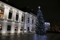 Prezidentka rozsvietila vianočný stromček: Je darom z Kopaneckých lúk