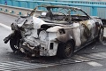 Vážna nehoda na R1, BMW zachvátili plamene: Vodič bojuje v nemocnici o život